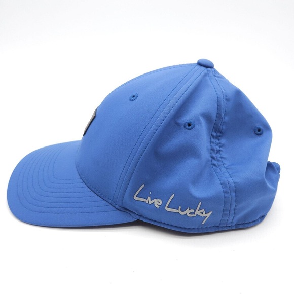 Black Clover Golf Strapback SAMPLE Hat Adjustable Flexfit Tech‎ Ball Cap Blue - Picture 3 of 8